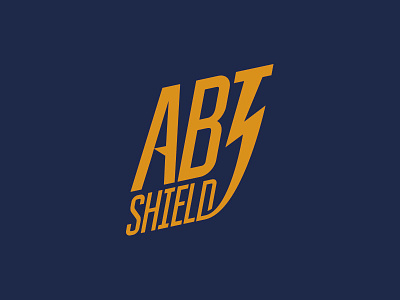 Abt dipe lightning logo shield thunder thunderbolt word