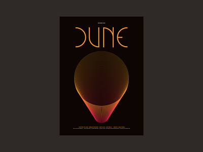 Dune - Concept Poster dune illustrator movie poster poster vector