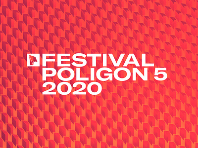 Festival Poligon 5 3d cinema4d culture design literature logo