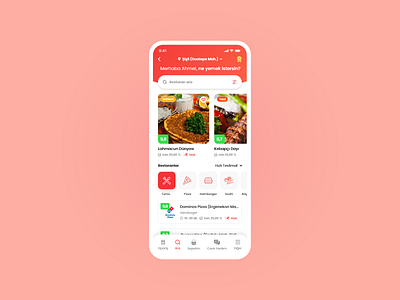 Yemeksepeti App Redesign