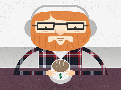 Coffee Hipster character character design coffee geek hipster illustration people
