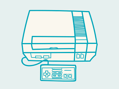 Nintendo Entertainment System (NES) consoles illustration line art mario nes nintendo video games