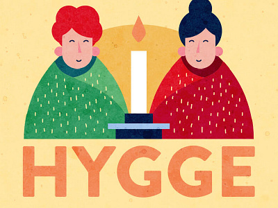 The Danish Art of Hygge hygge illustration pastels simple