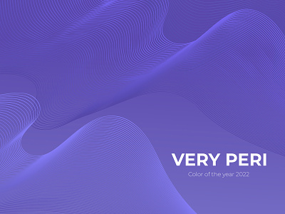 Very peri 3d abstract blend design fluid illustration pantone vector very peri
