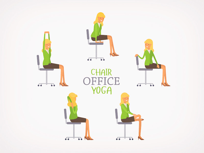 chair yoga at work