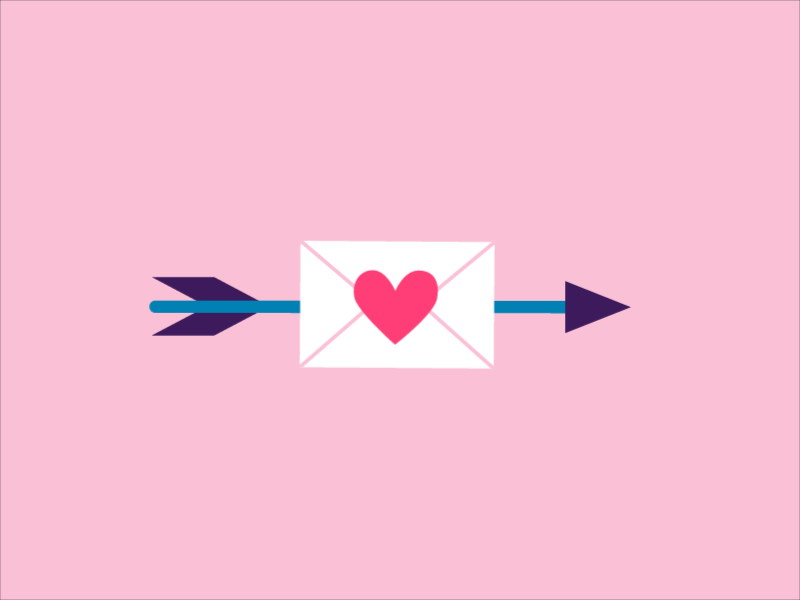 Valentine's Day Gif_1 animation flat gif icon romantic valentines vector