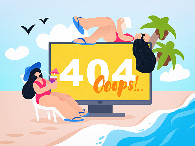 404 404 character concept design flat illustration page pagenotfound ui vector web