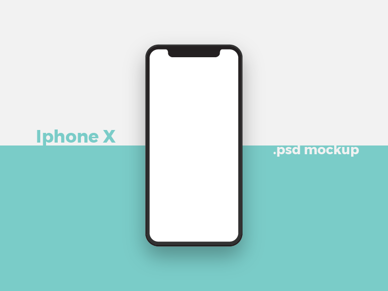 Download Free Iphone X - Mockup by Guillaume Schott | Dribbble ...