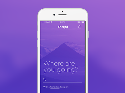 Sherpa Landing app mobile passport sherpa travel visa