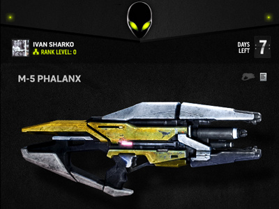 Mass Effect 3 / Alienware game alienware effect facebook game gun mass weapon