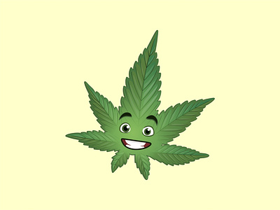 Marijuana leaf Mascot cannabis logo designer dribble ganja hemp illustration leaf marijuana marijuana leaf marijuana logo weed