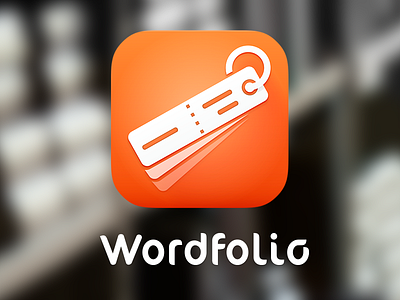 Wordfolio App Icon app icon icon ios7 iphone wordfolio