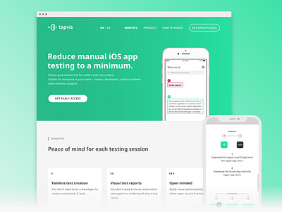 Model-based testing for iOS apps berlin branding minimal onepager single page testing ui ux website