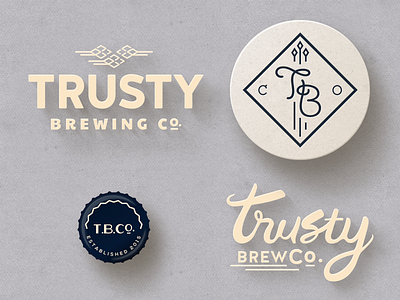 Trusty Brewing Co. Branding