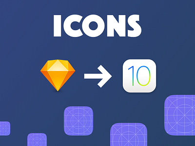 iOS 11 app icon template for Sketch