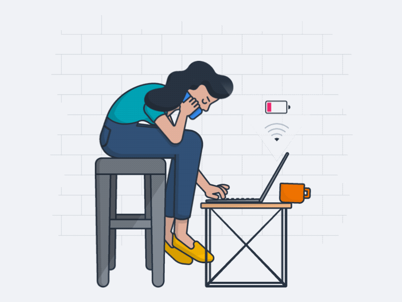 We've all been there animation character ergonomic illustration principle app workspace