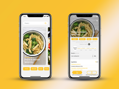 Food App app appdesign food food app food app ui recipe recipe app sketch app uidesign uidesigner