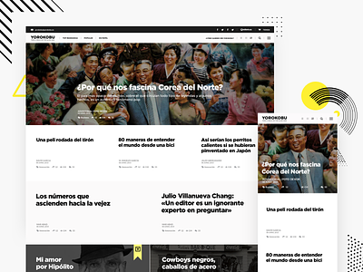 Yorokobu | Take a walk on the slow side article clean design homepage interface minimal news responsive ui ux web website