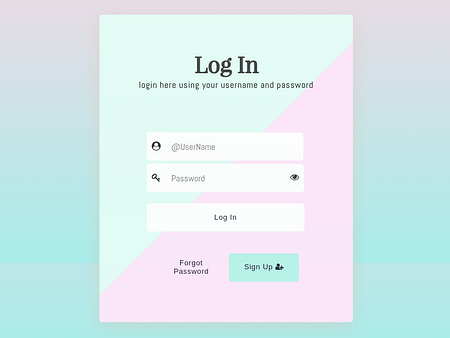 Hello-Dribbble Login Form by Omar Dsooky on Dribbble