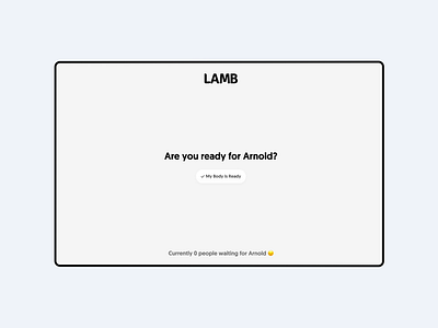 Arnold Countdown app countdown countdown timer figma flat lyrics minimal web