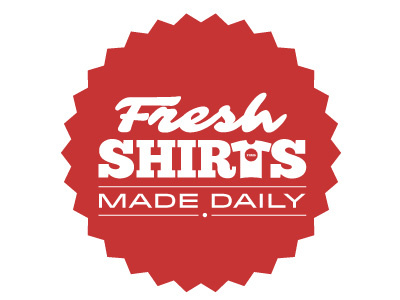 Fresh Shirts Made Daily logo