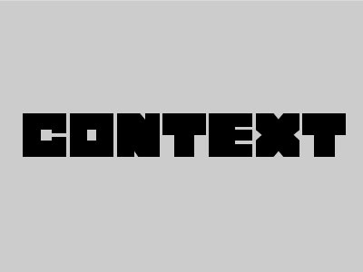 CONTEXT logo typography