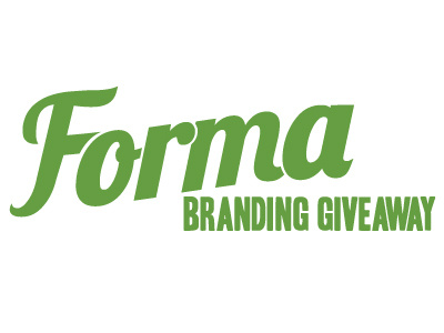 Forma branding logo typography