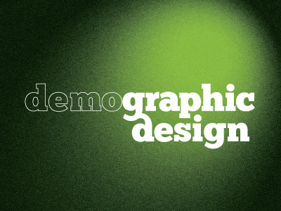 demographic design poster