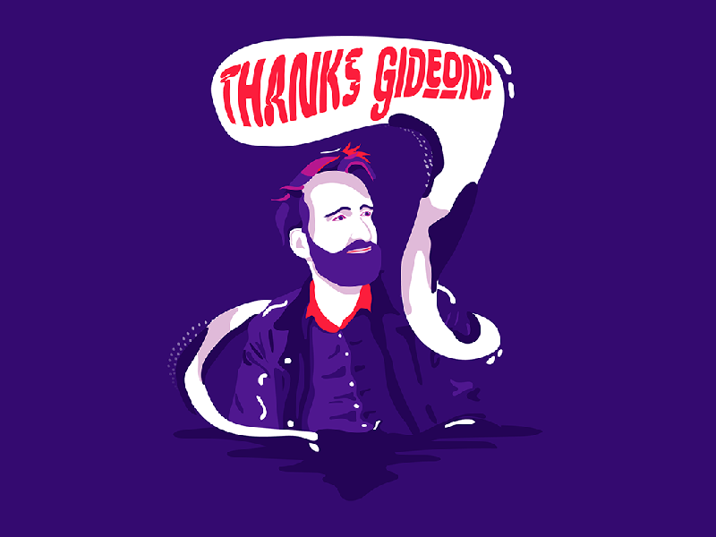 Hi everyone! god color digital 2d illustrator gideon thanks upload illustration shot dribbble first