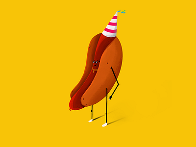 After Sex Selfie of Super Sausage! after sex cigarette color digital digital painting hand drawn hotdog how to illustration illustrator party hat procreate sausage sex shading speedpaint speedpainting tutorial yellow