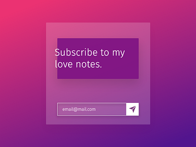 Newsletter Subscribe card subscribe