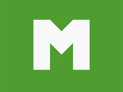 Mathson Design Co. Logo bold branding design green logo mathson