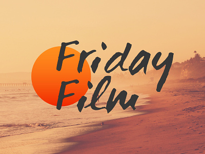 Friday Film brand identity logo logomark logotype shade typo typography visual identity