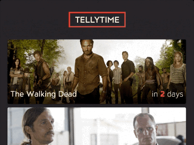 Tellytime dribbble prototype