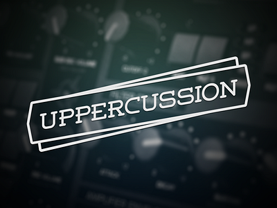 Uppercussion Logo ableton audio branding gear identity logo maschine music percussion samplepack visual identity
