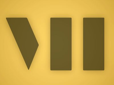 Initials - VH logo typography
