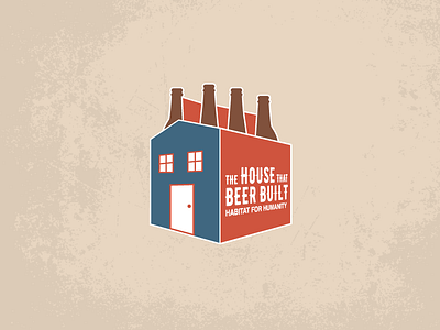 House That Beer Built beer house illustrator logo