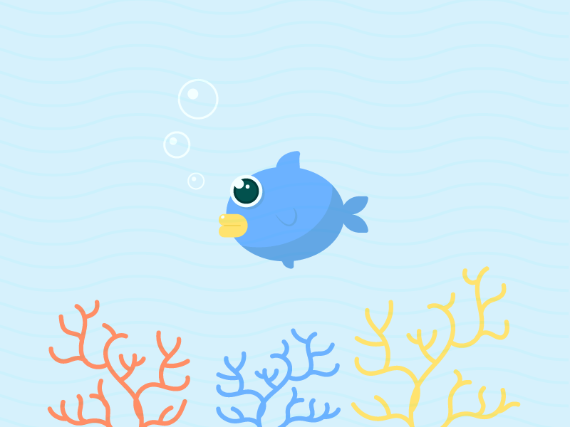 The fish - II by gekobal on Dribbble