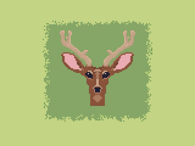 Deer 2d deer pixelart