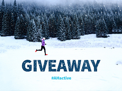 Giveaway Banner ad banner design giveaway health running snow