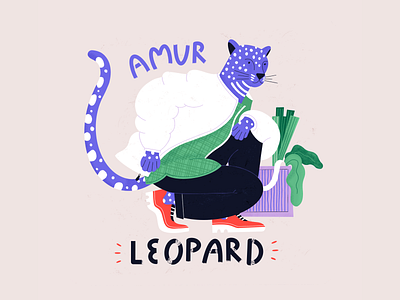 Amur Leopard - Dandy Endangered Species