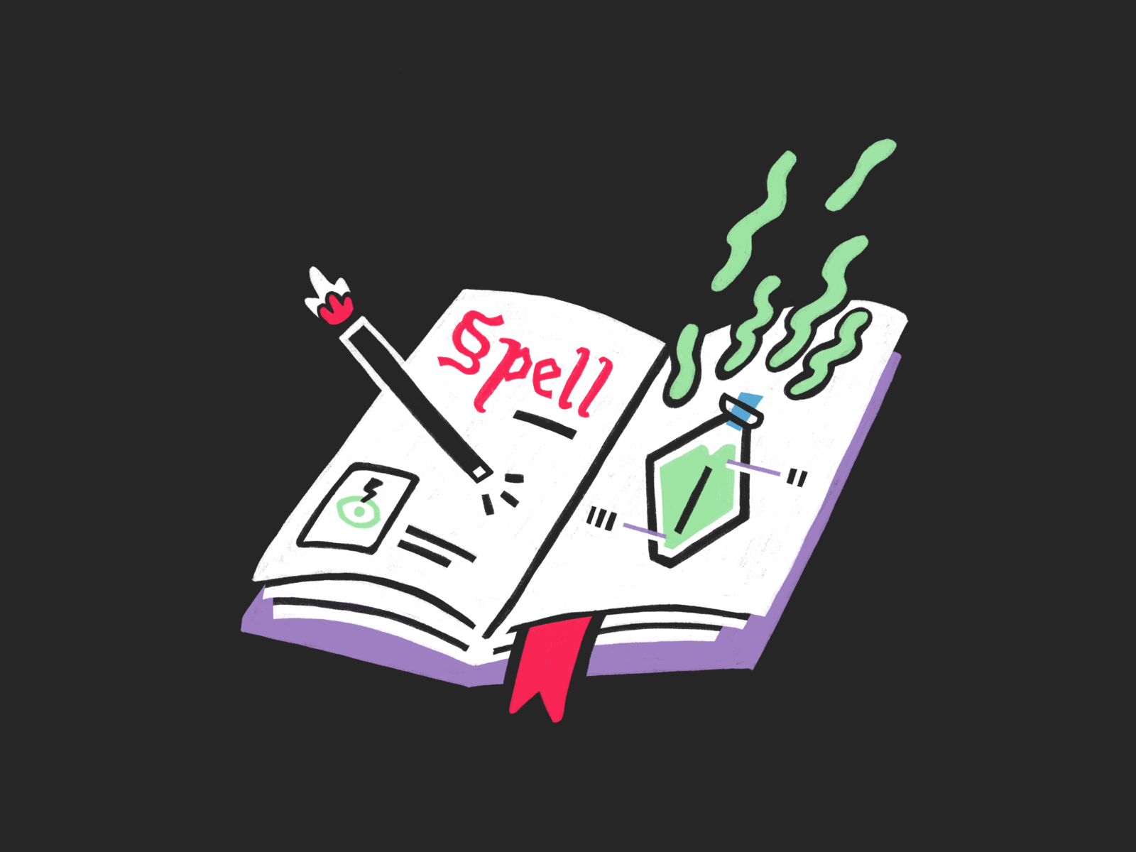 spell-4-inktober-2018-by-myl-ne-larnaud-on-dribbble