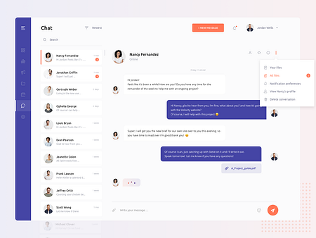 💬 Chat Room by Anastasia Krimerman on Dribbble