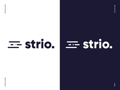 Strio branding concept logo minimalist