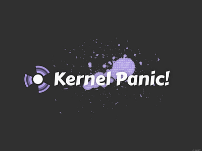 Kernel Panic! branding design logo