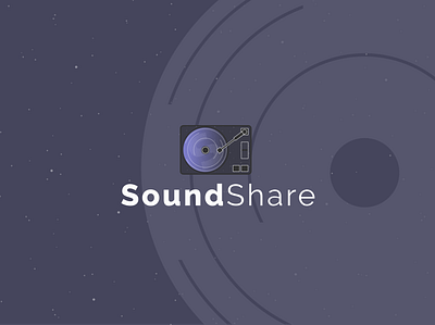 Soundshare app branding design logo
