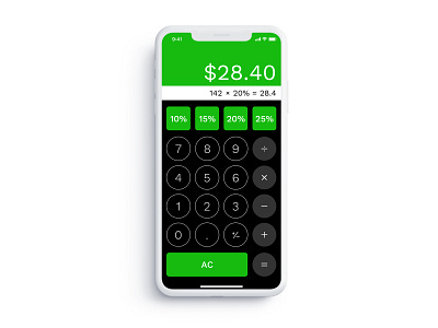 Daily Ui #004 - Calculator app daily 100 daily challange design mobile ui ux