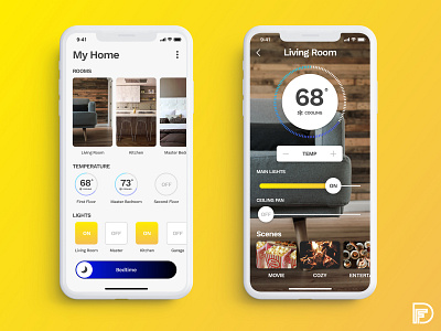Daily UI - Home Services app daily 100 daily challange design iphone mobile smarthome ui ux