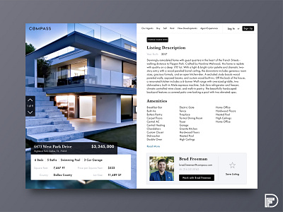 Real Estate Website branding colors design realestate typography ui ux web webdesign