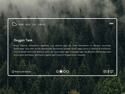Website Concept design figma forest minimal minimalist ui ux vector web web design webdesign website